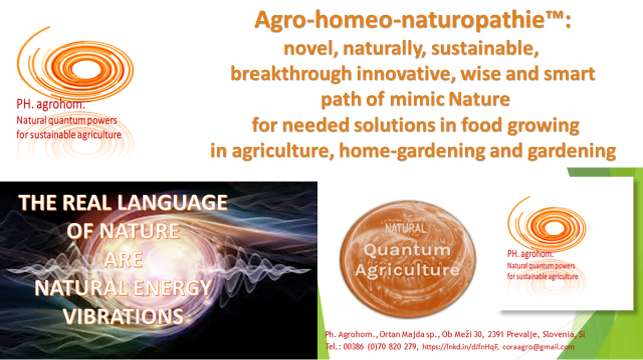 Agro homeo naturopathie TM 2 - Agro-homeo-naturopathie&#x2122;: Are there any relations of those products with homeopathie?