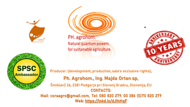 EN Logo PH. Agrohom. 10 years SPCS Ambasador Certificate 4 - Presentation of Director of the Company
