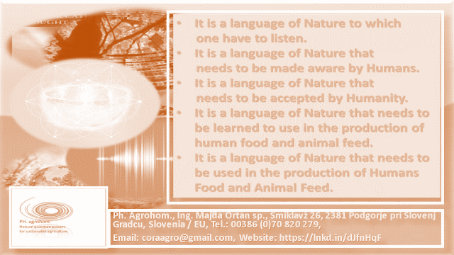 Its language of Nature orange www.cora agrohomeopathie.com  1 - A new Ancient Insight of the Natural Order: Sustainability and Awarness have the same Denomonators!