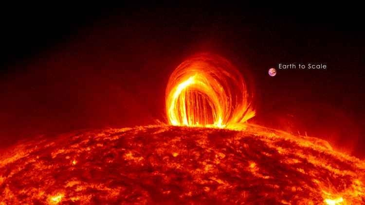 llamarada solar tierra 1 - Včeraj: Močna sončeva nevihta, izmerjen je Kp indeks 7